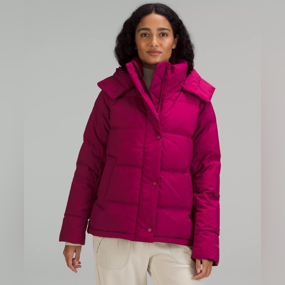 NEW Women's Wunder Puff Jacket Manteau Size 12 Pomegranate - Picture 1 of 12